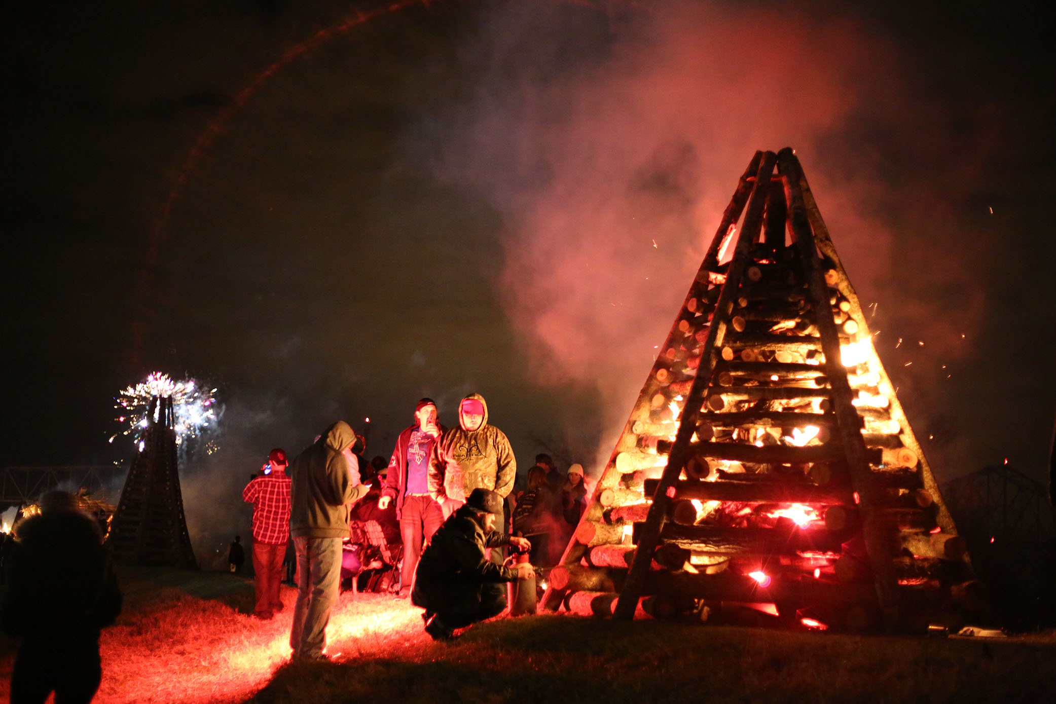 Bonfires on the Levees Holidays New Orleans Style