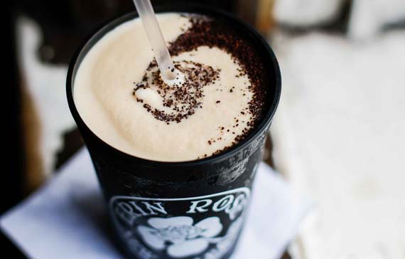 Frozen Irish Coffee at Erin Rose