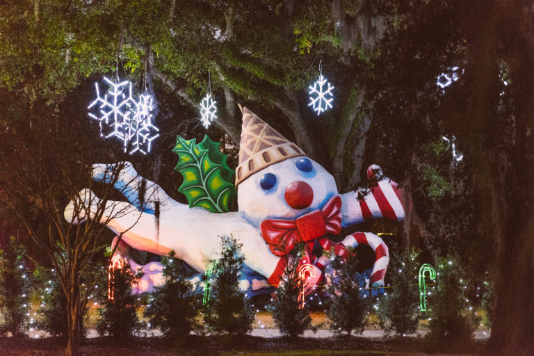 Mr. Bingle at Celebration in the Oaks