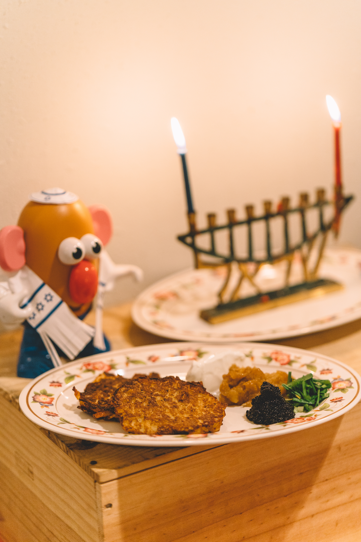 Latkes at Marjie’s Grill