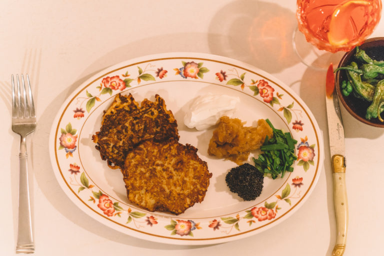 Latkes at Marjie’s Grill